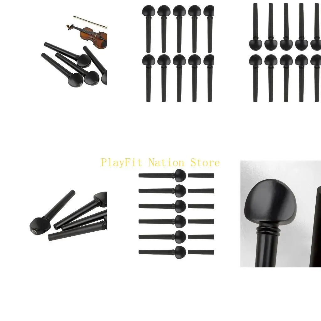 242F 12Pcs Oud Violin Tuning Pegs Ebony Oud Pegs Machine Heads Oud Shaft Handle Tuners Musical Intruments Parts
242F 12Pcs Oud Violin Tuning Pegs Ebony Oud Pegs Machine Heads Oud Shaft Handle Tuners Musical Intruments Parts