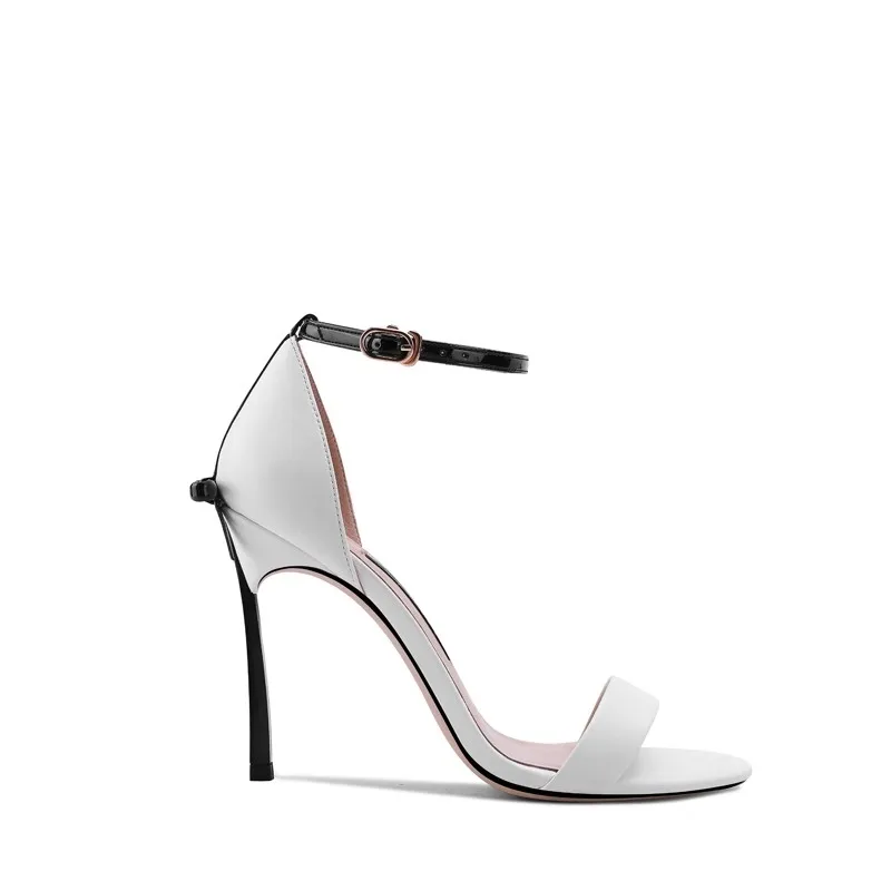 Summer new leather one-line with open-toe back bow sexy sandals metal thin high-heeled banquet dress small size women's sandals
Summer new leather one-line with open-toe back bow sexy sandals metal thin high-heeled banquet dress small size women's sandals