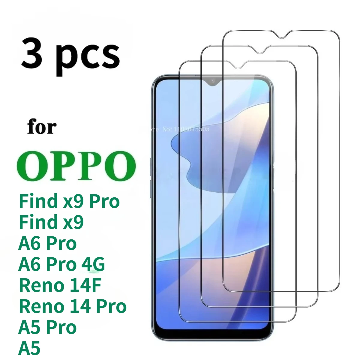 3pcs Screen Protector For OPPO Find x9 Pro Tempered Glass High Aluminum Clear Glass for OPPO A5 A6 Pro Reno 14F 14 Pro Glass
3pcs Screen Protector For OPPO Find x9 Pro Tempered Glass High Aluminum Clear Glass for OPPO A5 A6 Pro Reno 14F 14 Pro Glass
