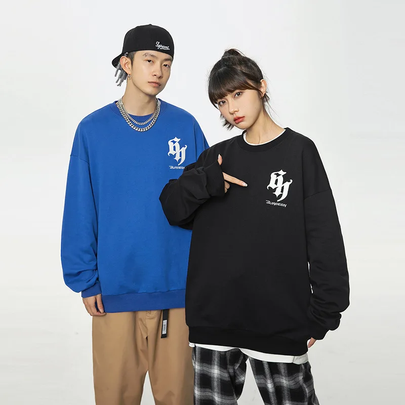 Japanese Style Sweatshirts Man Letter Print Hoodie Men's Autumn New Loose Couples Fashion Round Neck Long Sleeve Cotton Hoodies
Japanese Style Sweatshirts Man Letter Print Hoodie Men's Autumn New Loose Couples Fashion Round Neck Long Sleeve Cotton Hoodies
