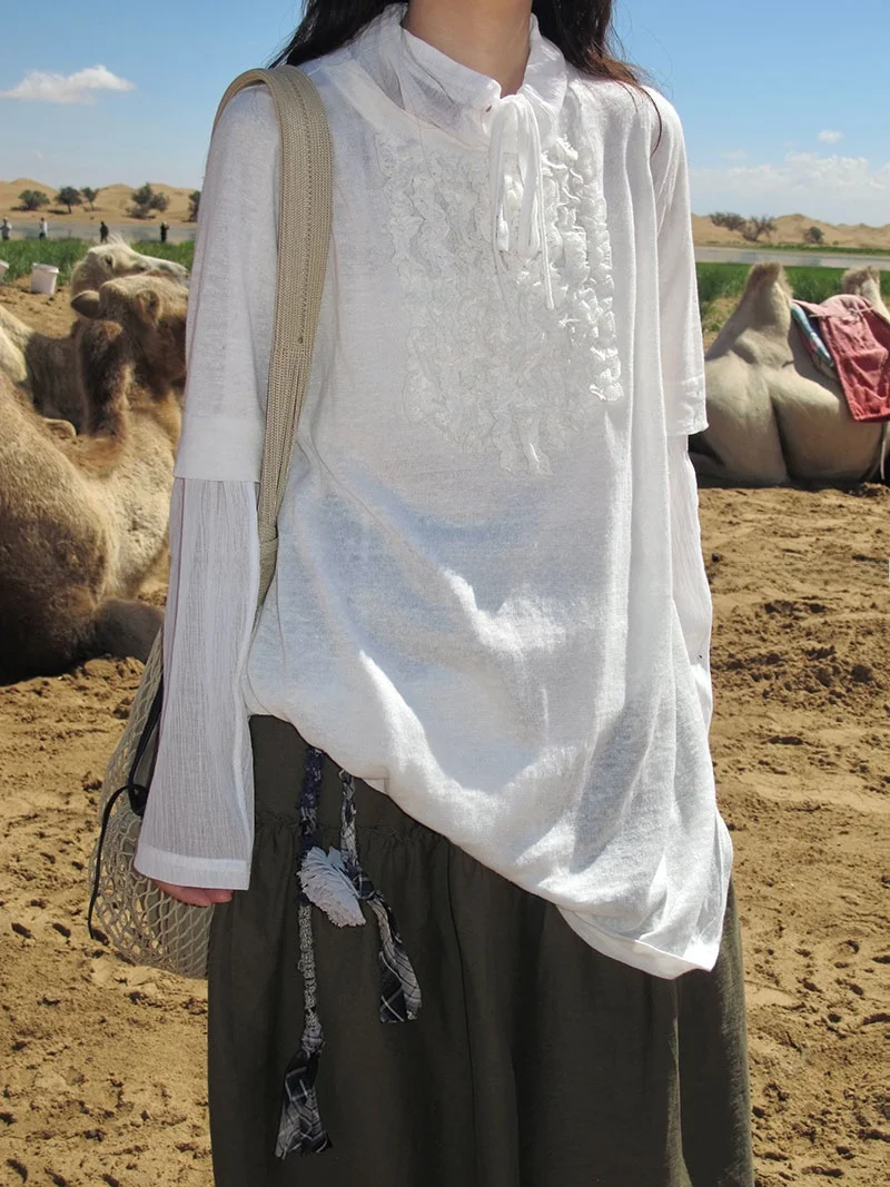 Handmade Purple Lace Trimmed Knitted Linen Top round Ne ort Sve Women's Casual Sle Loose Fit Sweat Absorbent Summer ...
Handmade Purple Lace Trimmed Knitted Linen Top round Ne ort Sve Women's Casual Sle Loose Fit Sweat Absorbent Summer ...