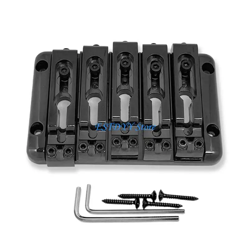 G6DE Modern 5 String Bass Fixed Bridge Body Through String Spacing 15MM Bass Fixed Bridge for Smooth Playability
G6DE Modern 5 String Bass Fixed Bridge Body Through String Spacing 15MM Bass Fixed Bridge for Smooth Playability
