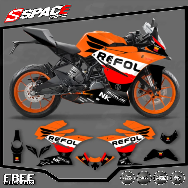 SPACE Custom Motorcycle Graphics For KTM 2014 2015 2016 RC 14-16 RC250 390 Decal Stickers Kits 004
SPACE Custom Motorcycle Graphics For KTM 2014 2015 2016 RC 14-16 RC250 390 Decal Stickers Kits 004