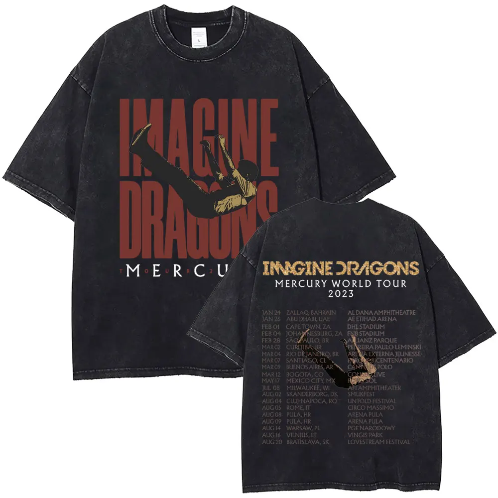 Washed Vintage Alternative Rock Band Imagine Dragons Mercury Tour 2023 Concert T Shirt Men Women Hip Hop Retro Oversized T-shirt
Washed Vintage Alternative Rock Band Imagine Dragons Mercury Tour 2023 Concert T Shirt Men Women Hip Hop Retro Oversized T-shirt
