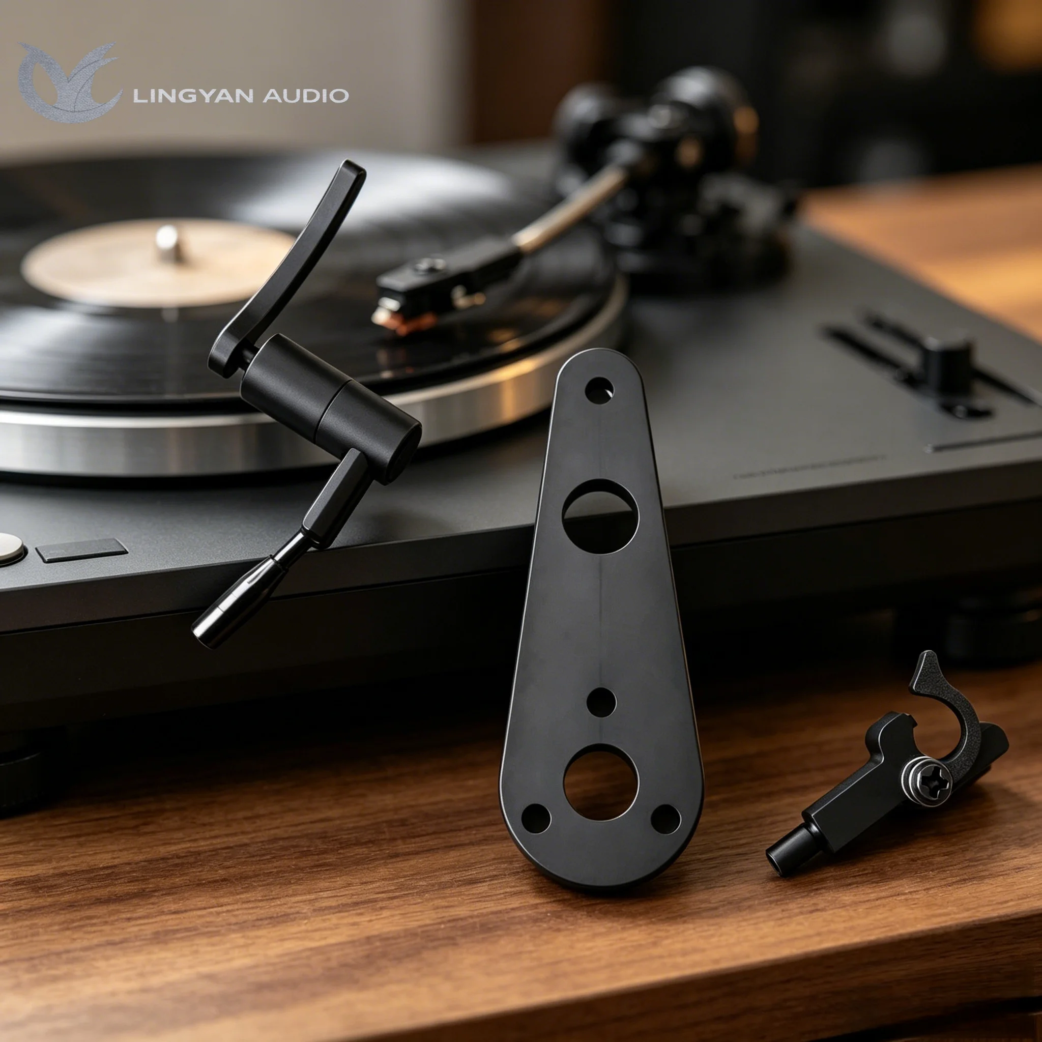 Tonearm Lift Mechanism Kit, 3PCS Complete Set with Arm Clip & Base Plate for Multi-brand Vinyl Turntable Replacement
Tonearm Lift Mechanism Kit, 3PCS Complete Set with Arm Clip & Base Plate for Multi-brand Vinyl Turntable Replacement