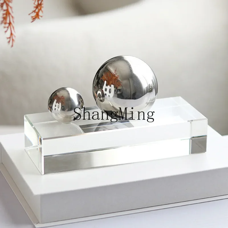CL light luxury minimalist metal ball round ball desktop decoration home soft decoration model house sales office decoration
CL light luxury minimalist metal ball round ball desktop decoration home soft decoration model house sales office decoration