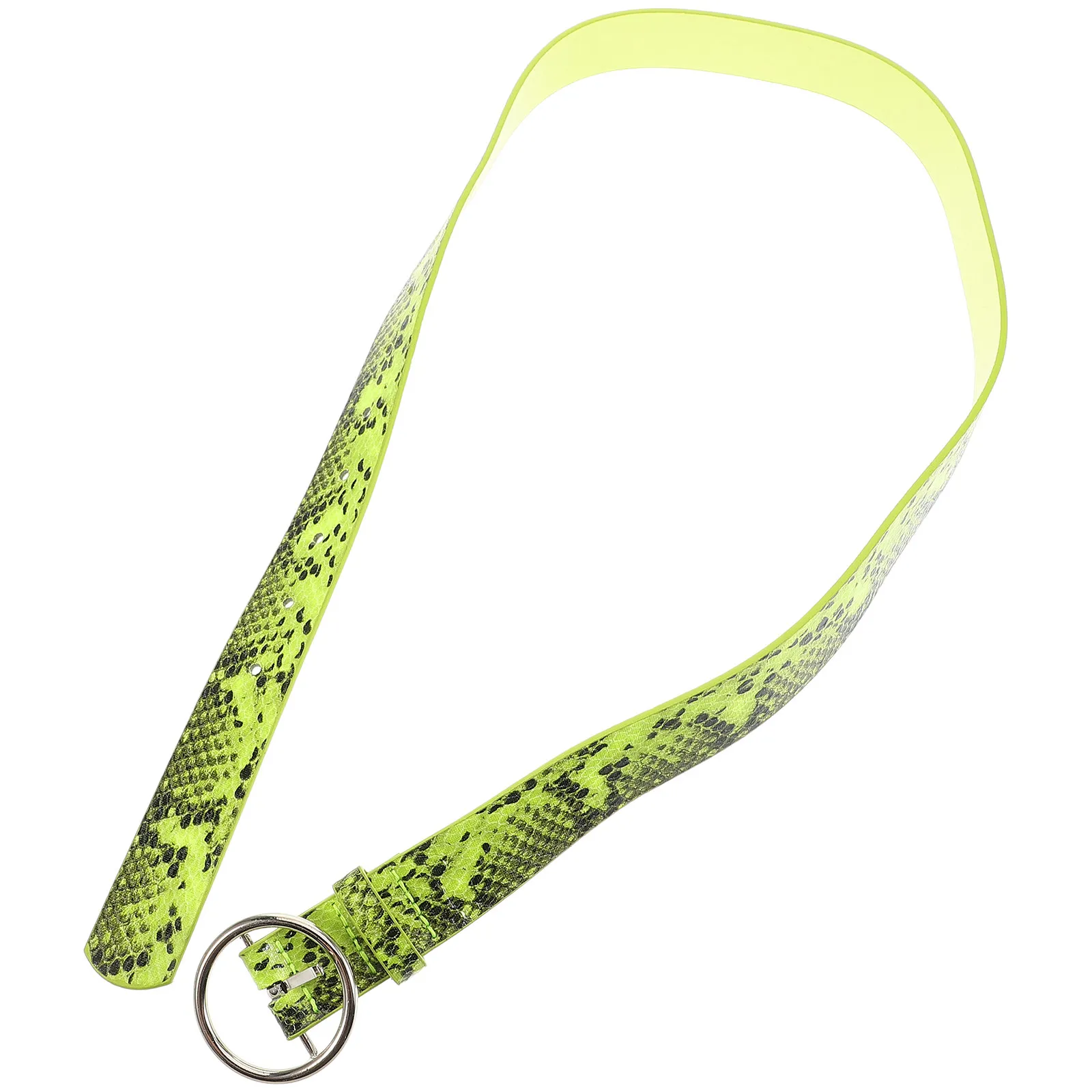 Snakeskin Pattern Waist Belt Round Buckle Stylish Women Jeans Dress Belt Fashion Waist Cincher Bright Green Snake
Snakeskin Pattern Waist Belt Round Buckle Stylish Women Jeans Dress Belt Fashion Waist Cincher Bright Green Snake
