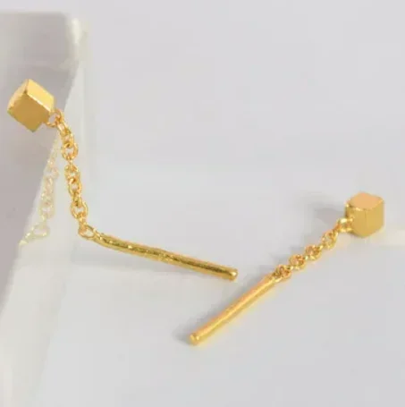 24k pure gold earrings for women drop earring 2cm-8cm long wedding jewelry
24k pure gold earrings for women drop earring 2cm-8cm long wedding jewelry