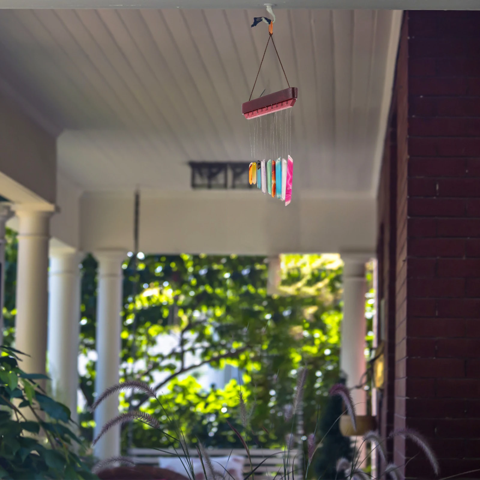 Agate Stripe Wind Chime Hanging Pendant Decorative Balcony Window Wind Bell Unique Windmill For
Agate Stripe Wind Chime Hanging Pendant Decorative Balcony Window Wind Bell Unique Windmill For