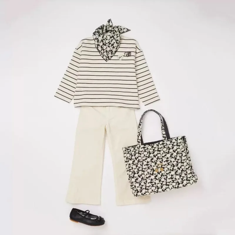 New Cotton Striped Top with Loops and Patchwork Embroidery Casual Pullover Sweatshirt for Autumn and Winter 25
New Cotton Striped Top with Loops and Patchwork Embroidery Casual Pullover Sweatshirt for Autumn and Winter 25