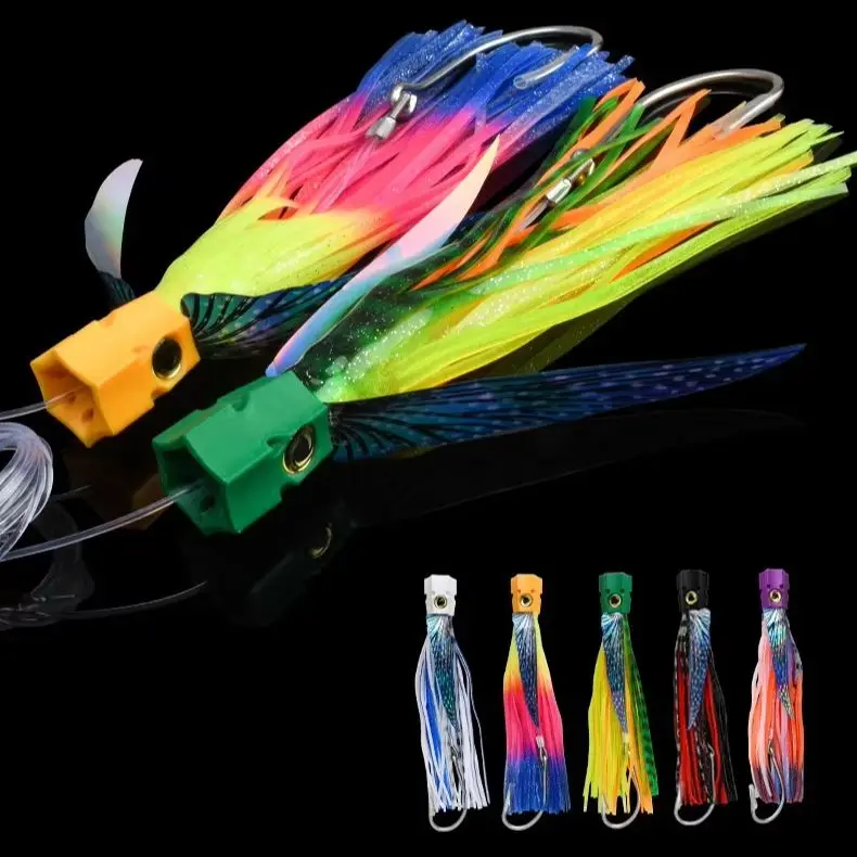 77g 225mm Floating TR012 Trolling Lure, Artificial Wing Flying Fish Bait with UV Silicone Skirt, Boat Fishing for Tuna Mackerel
77g 225mm Floating TR012 Trolling Lure, Artificial Wing Flying Fish Bait with UV Silicone Skirt, Boat Fishing for Tuna Mackerel