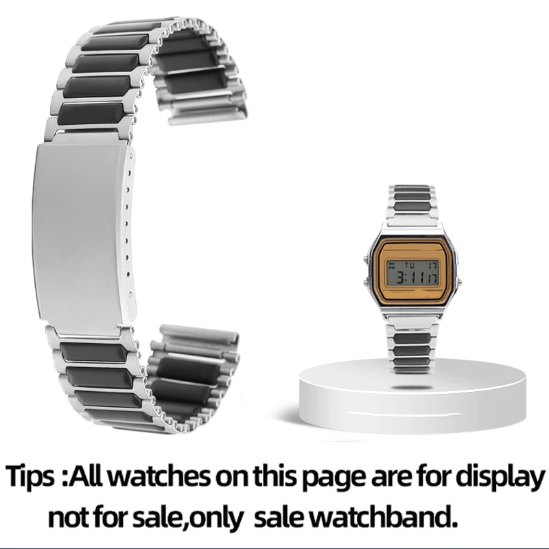 Steel Black Glue Watch Strap For Casio AE-1200 A-158/168 W-218H Waterproof Plastic Steel Strip With Men's Watchband
Steel Black Glue Watch Strap For Casio AE-1200 A-158/168 W-218H Waterproof Plastic Steel Strip With Men's Watchband