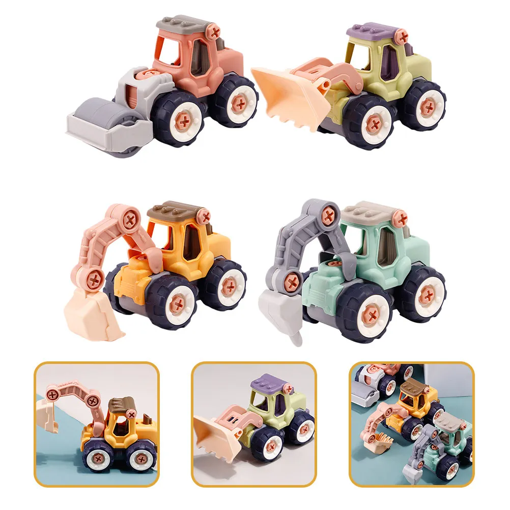 4Pcs DIY Engineering Vehicle Construction Truck Take Apart Assembly Educational Kit for Toddlers Indoor Outdoor
4Pcs DIY Engineering Vehicle Construction Truck Take Apart Assembly Educational Kit for Toddlers Indoor Outdoor