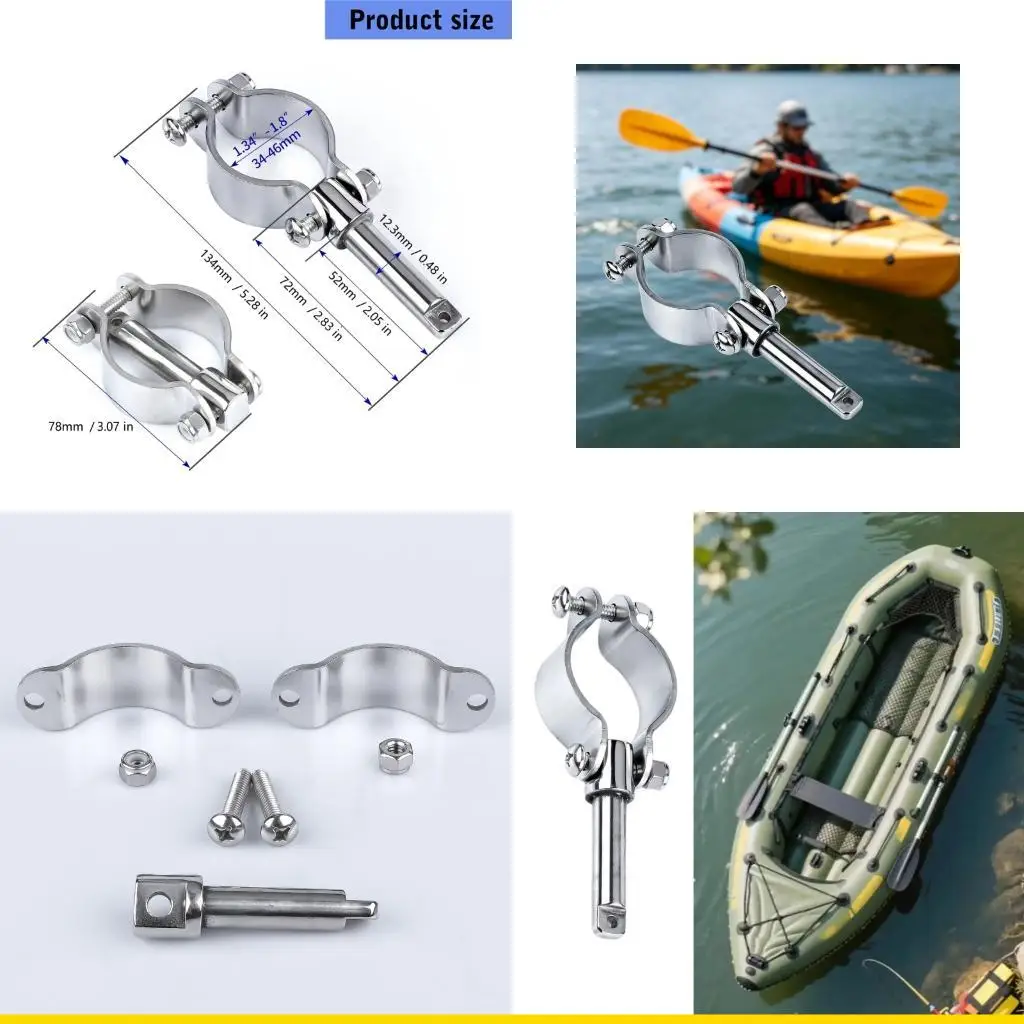 SZCH Marine Stainless Steel Canoe Paddle Support Folding Mount for Watercraft
SZCH Marine Stainless Steel Canoe Paddle Support Folding Mount for Watercraft