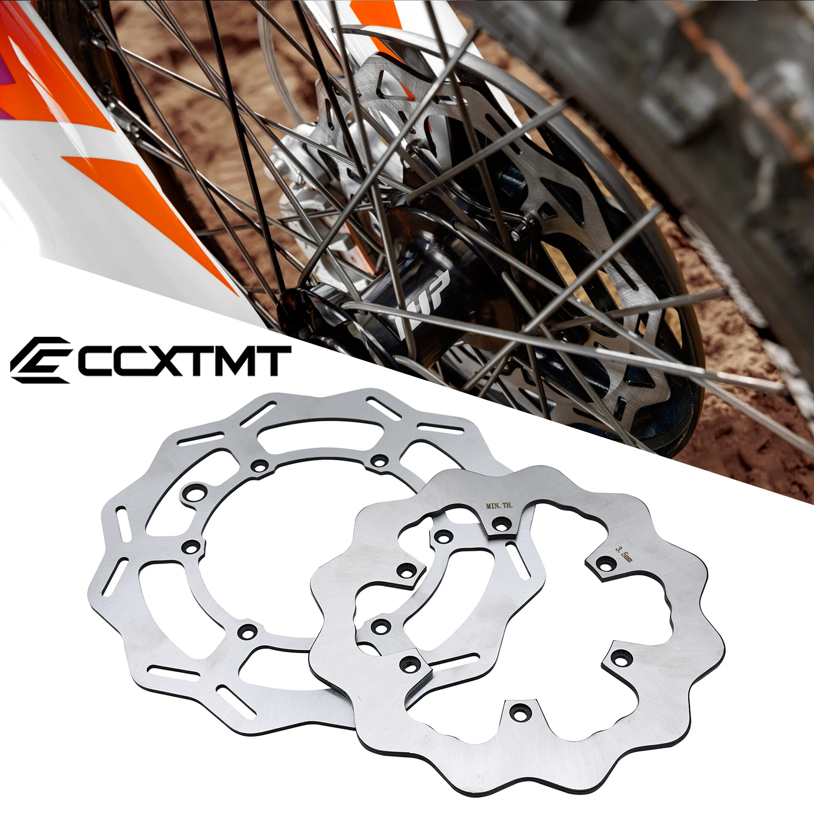 Motorcycle 260MM 220MM Front Rear Brake Disc Brake Rotor Disk For KTM SX SXF XC XCF XCW EXC EXCF For Husqvarna FE TE FC TC TX FX
Motorcycle 260MM 220MM Front Rear Brake Disc Brake Rotor Disk For KTM SX SXF XC XCF XCW EXC EXCF For Husqvarna FE TE FC TC TX FX