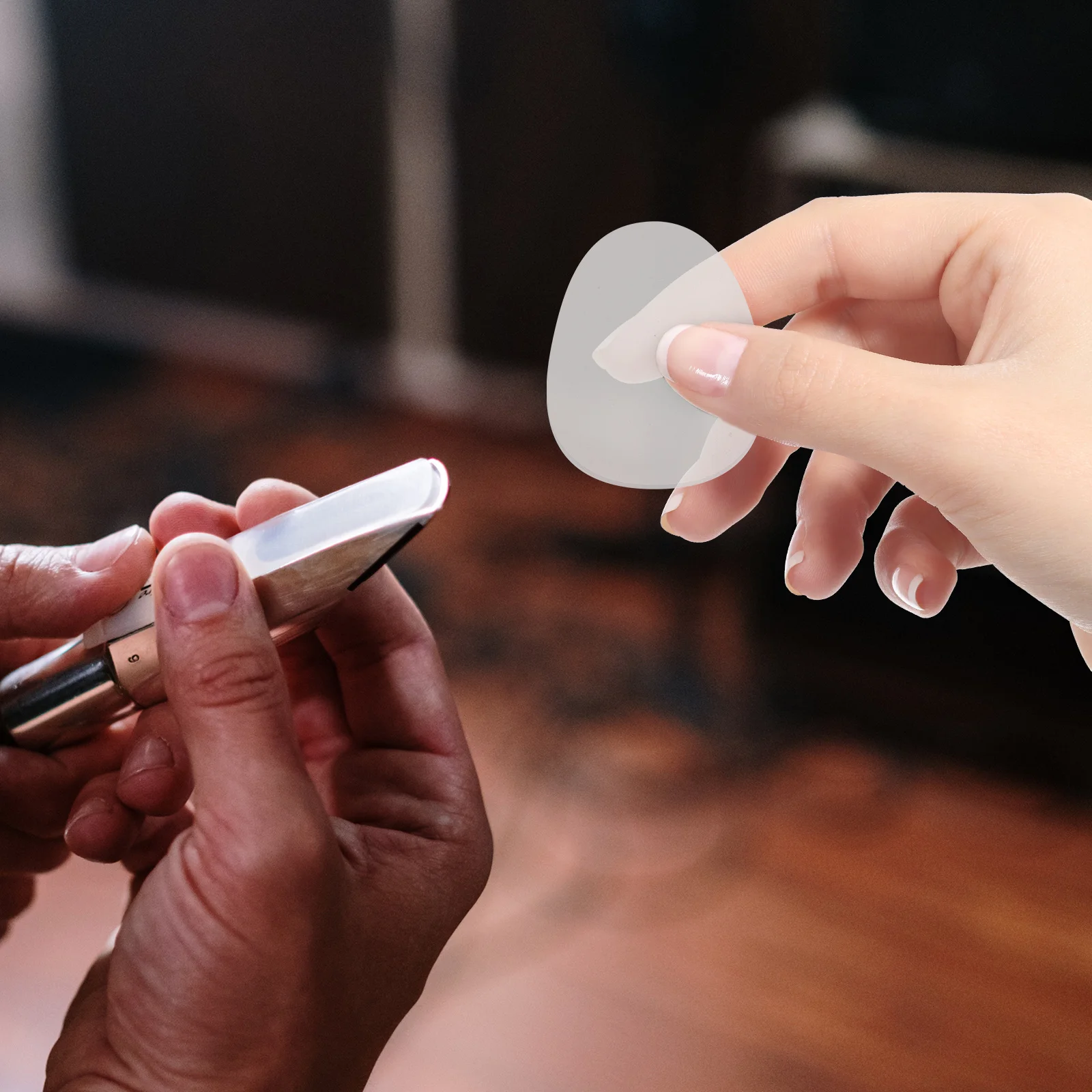 Saxophone Spacer Silicone Patch & Clarinet Mouthpiece Pads Cushion Translucent Alto Transparent
Saxophone Spacer Silicone Patch & Clarinet Mouthpiece Pads Cushion Translucent Alto Transparent