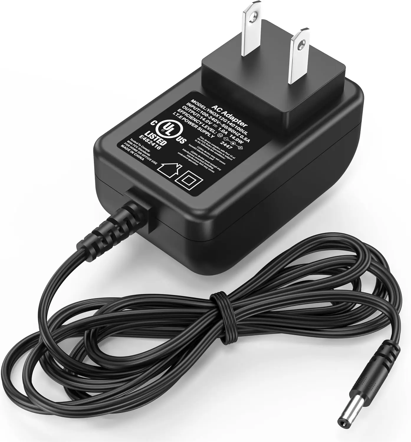 14V Jump Starter Charger AC Adapter for 700 Peak 1000 Car Jump Starter Power Supply Plug Cable 6ft Cord
14V Jump Starter Charger AC Adapter for 700 Peak 1000 Car Jump Starter Power Supply Plug Cable 6ft Cord