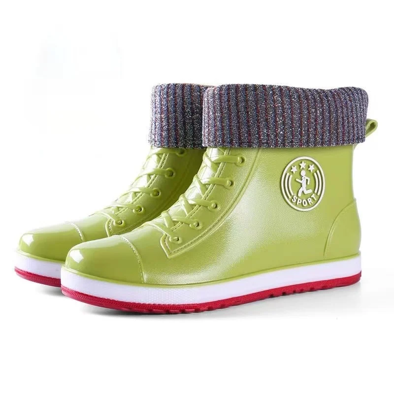 2024 New Women's Four Seasons High Top Flat Sole Rain Shoes Soft Sole Non Slip Waterproof Detachable Cotton Cover Work Shoes
2024 New Women's Four Seasons High Top Flat Sole Rain Shoes Soft Sole Non Slip Waterproof Detachable Cotton Cover Work Shoes