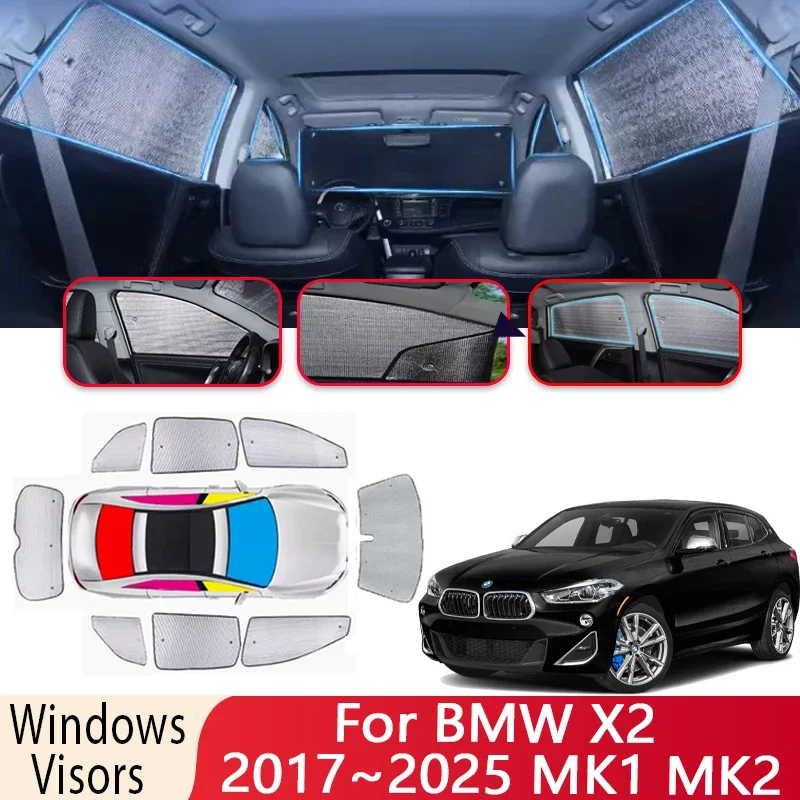 Sun Shade For BMW X2 2017~2025 2018 2019 2020 MK1 MK2 Car Windshield Sunshade Heat Insulation Auto Parts Sun Visor Accessories 
Sun Shade For BMW X2 2017~2025 2018 2019 2020 MK1 MK2 Car Windshield Sunshade Heat Insulation Auto Parts Sun Visor Accessories