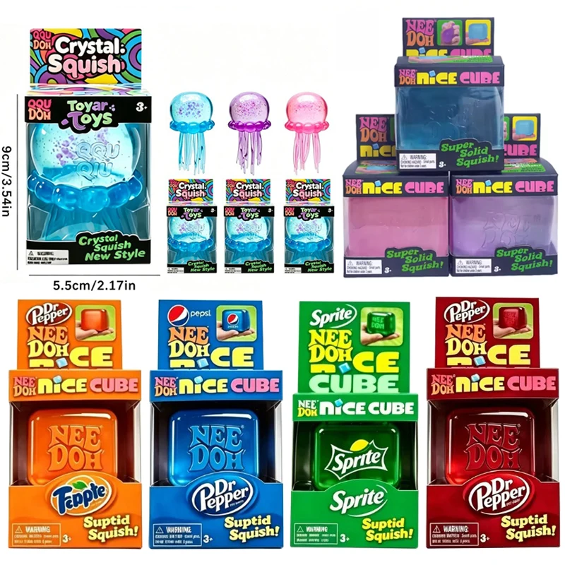 Schylling Nee Doh Nice Cube Sensory Fidget Cube Stress Relief Anxiety Sensory Tool for Focus ADHD & Office Desk Calming Gadget
Schylling Nee Doh Nice Cube Sensory Fidget Cube Stress Relief Anxiety Sensory Tool for Focus ADHD & Office Desk Calming Gadget