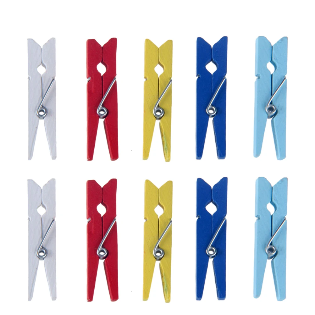 Colorful Wooden 4.5cm Small Mini Wood Clip Pegs Clothes Storage Photo Crafts Lightweight Home Decorations
Colorful Wooden 4.5cm Small Mini Wood Clip Pegs Clothes Storage Photo Crafts Lightweight Home Decorations