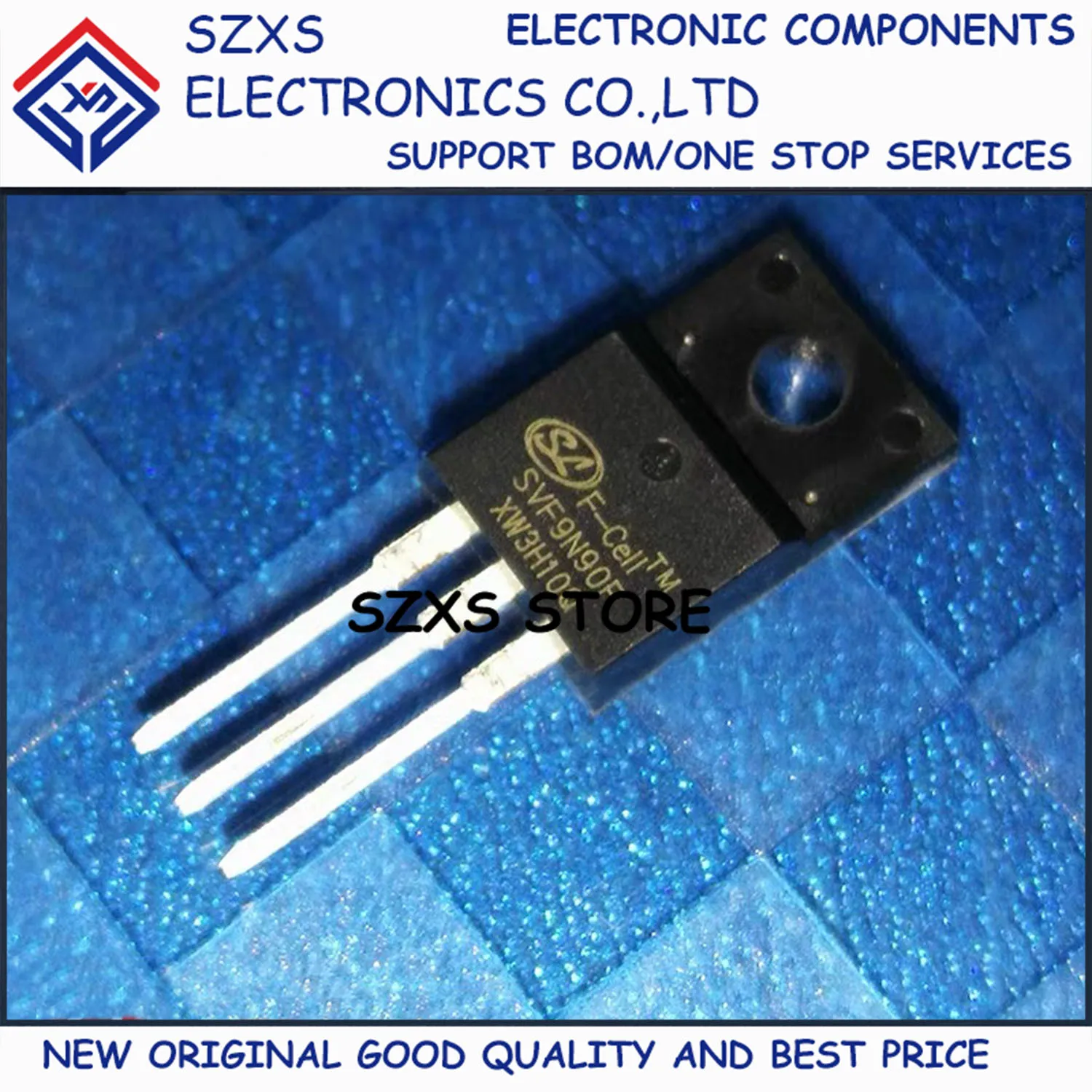 New Original 10Pcs SVF9N90F TO-220F 900V 9A MOSFET Field Effect Transistor Electronic Components In Stock Good Quality
New Original 10Pcs SVF9N90F TO-220F 900V 9A MOSFET Field Effect Transistor Electronic Components In Stock Good Quality
