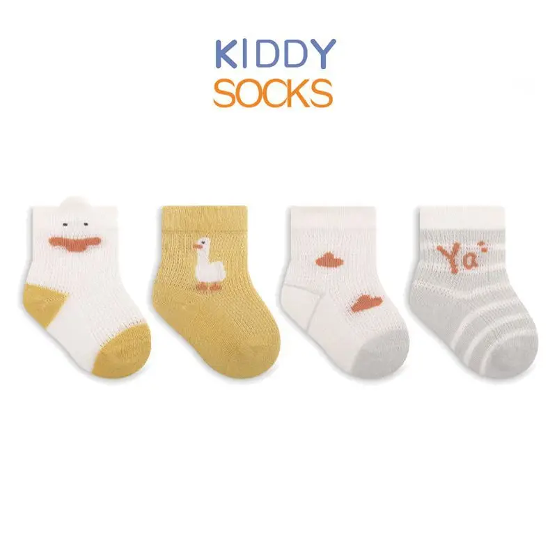0-8 Year 4 Pairs a Lot New Summer Kids sweet Socks Baby Thin Style Mesh Breathable Socks Girls Cartoon Duck Socks
0-8 Year 4 Pairs a Lot New Summer Kids sweet Socks Baby Thin Style Mesh Breathable Socks Girls Cartoon Duck Socks
