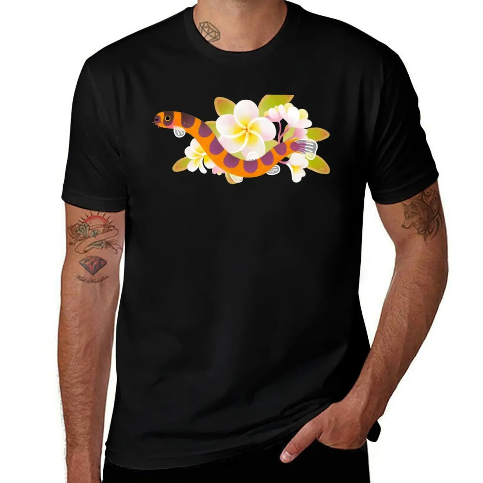 Kuhli loach and plumeria T-Shirt Sporty Casual Quick Dry T-Shirt
Kuhli loach and plumeria T-Shirt Sporty Casual Quick Dry T-Shirt