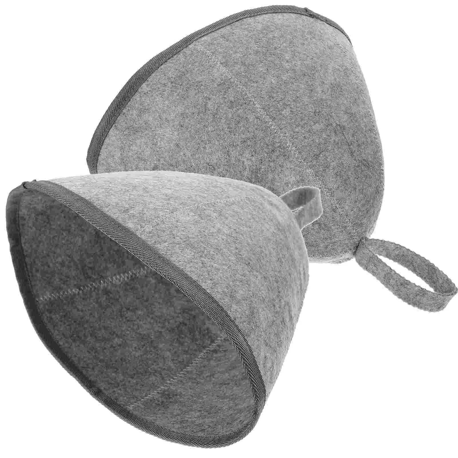 2 Pcs Shower Caps Bathing Felt Sauna Hat for Men Water Proof Grey Women Unisex and
2 Pcs Shower Caps Bathing Felt Sauna Hat for Men Water Proof Grey Women Unisex and