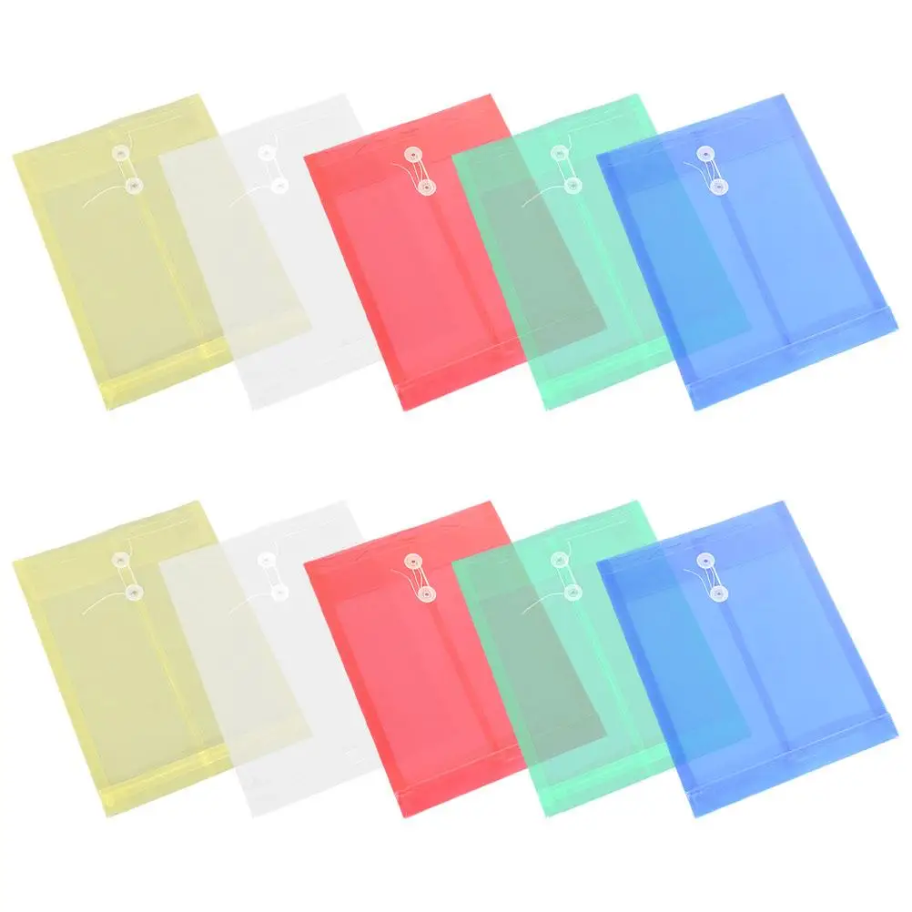 10pcs A4 Transparent PP Document Folders Large Capacity Waterproof File Organizer Clear Plastic Envelope Storage School Office
10pcs A4 Transparent PP Document Folders Large Capacity Waterproof File Organizer Clear Plastic Envelope Storage School Office