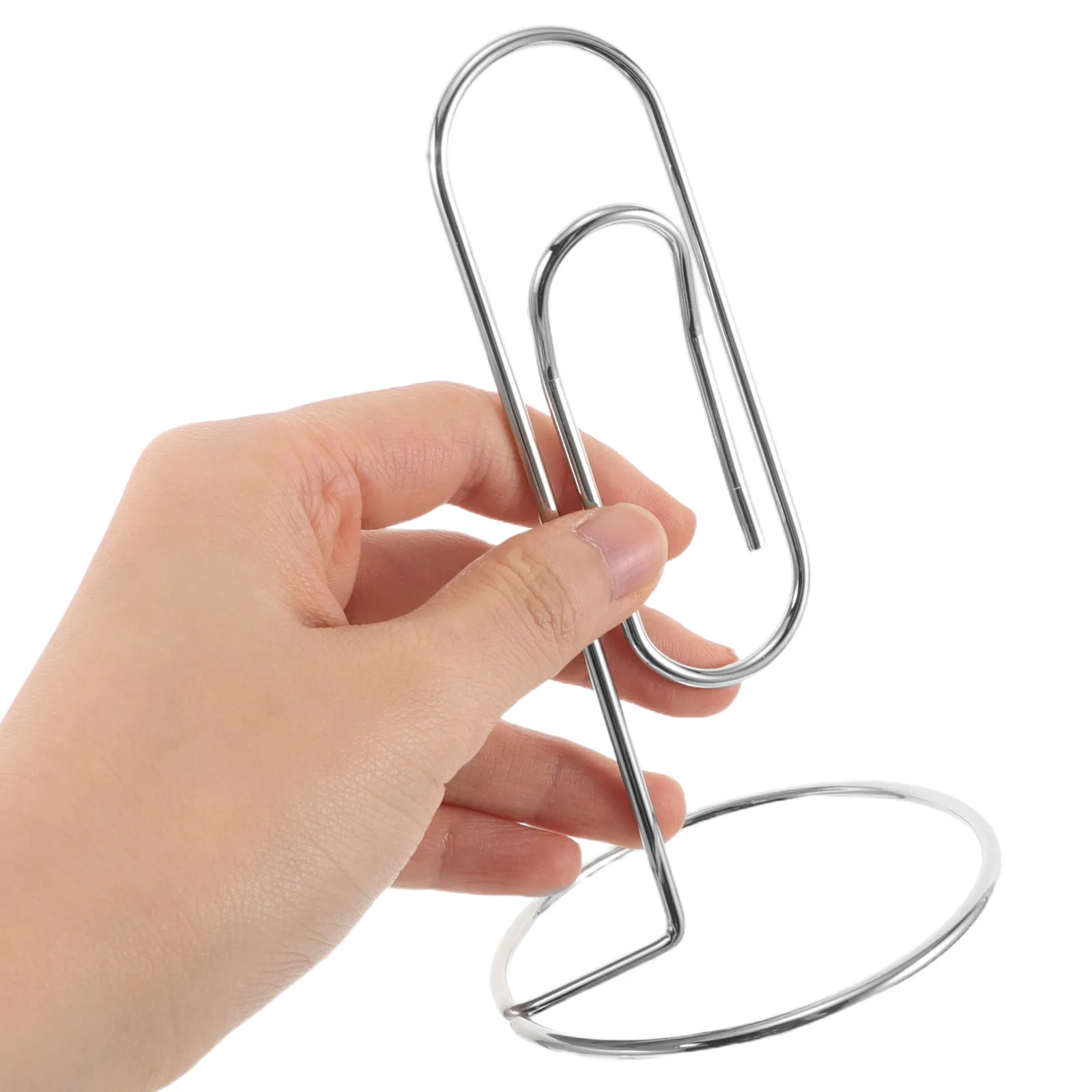 2Pcs Metal Card Holder Stand Sleek Electroplated Photo Clip Organizer Space Saving Desktop Name Card Holder for Office School
2Pcs Metal Card Holder Stand Sleek Electroplated Photo Clip Organizer Space Saving Desktop Name Card Holder for Office School
