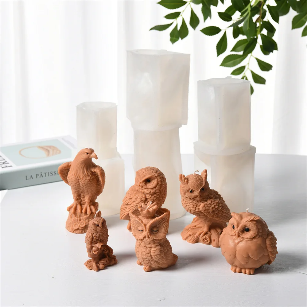 Tree Stump Owl Silicone Candle Mold Three-dimensional Animal Home Decoration Scented Candle Epoxy Resin Molds Candle Making Kit
Tree Stump Owl Silicone Candle Mold Three-dimensional Animal Home Decoration Scented Candle Epoxy Resin Molds Candle Making Kit