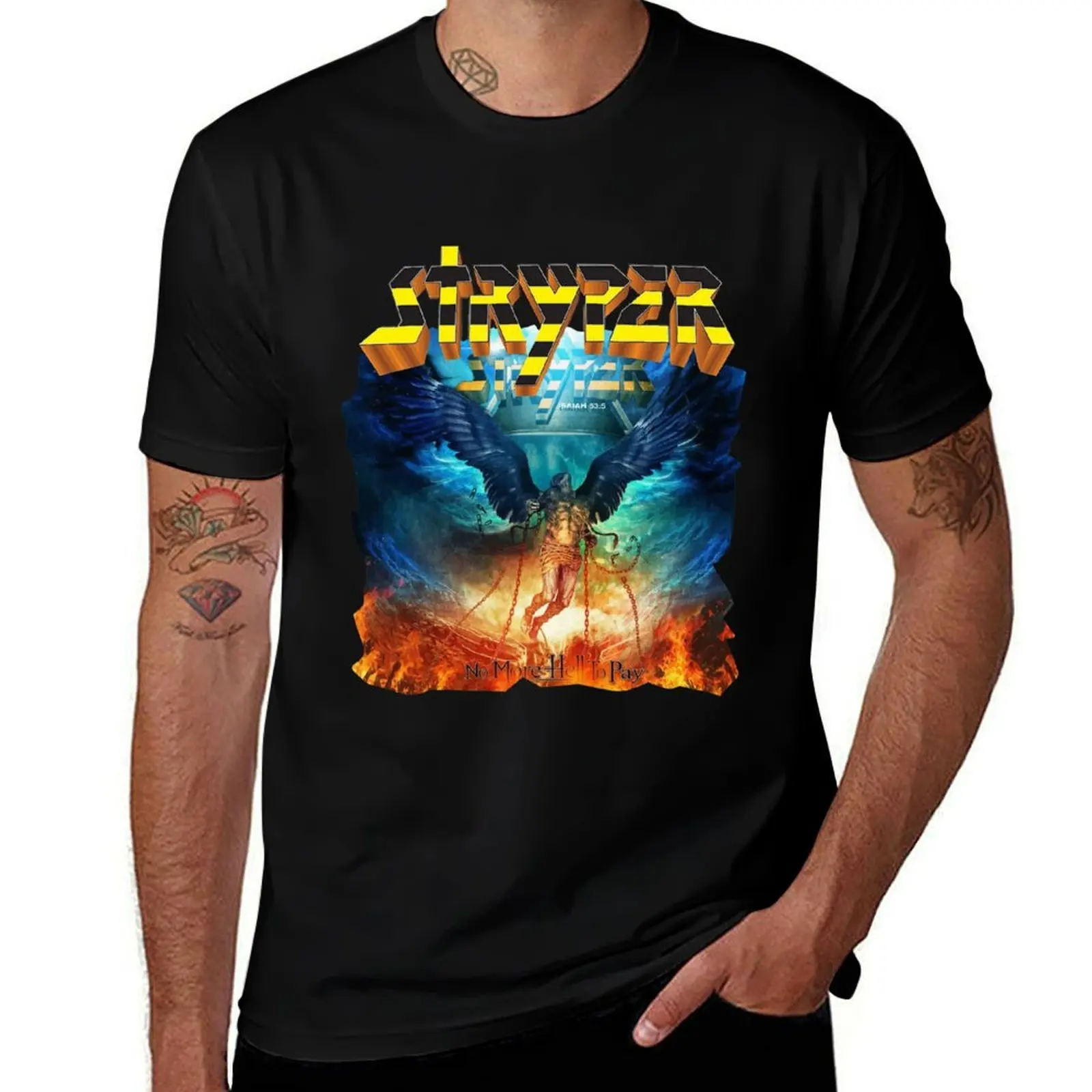 GabrielR Men_s Stryper No More Hell to Pay and Washed Denim Baseball T-Shirt anime tshirt T-Shirt
GabrielR Men_s Stryper No More Hell to Pay and Washed Denim Baseball T-Shirt anime tshirt T-Shirt