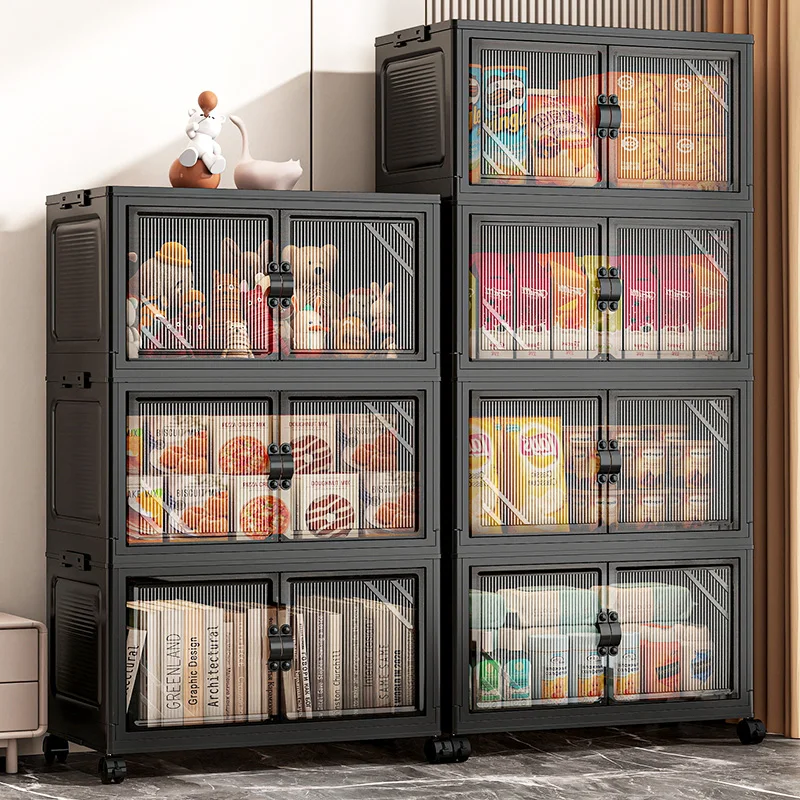 22.4 Inch Foldable Storage Box,Double Doors Multi-Layer No Assembly Organizer for Drinks/Snacks/Toys/Daily Items,Space-Savining
22.4 Inch Foldable Storage Box,Double Doors Multi-Layer No Assembly Organizer for Drinks/Snacks/Toys/Daily Items,Space-Savining