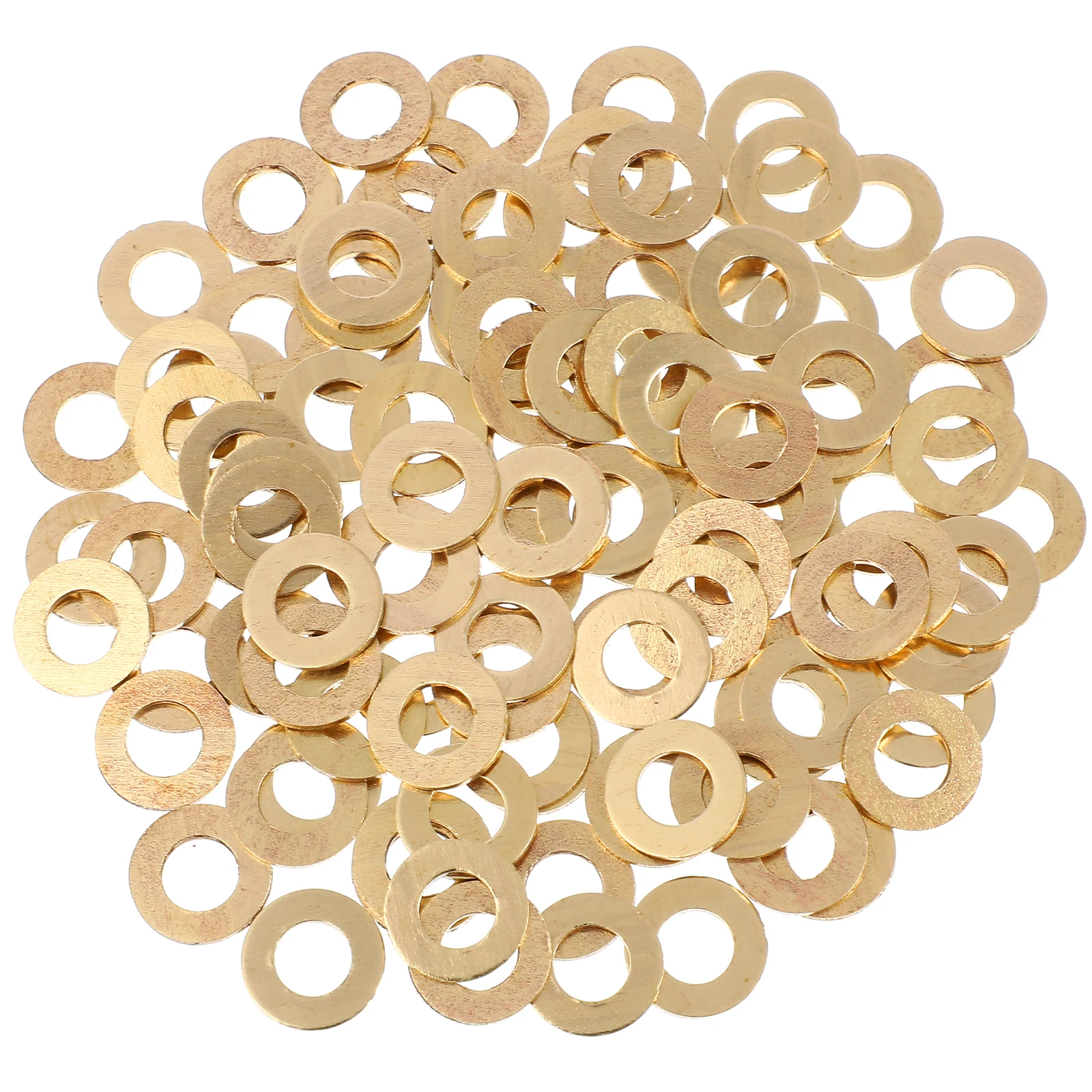 100 pcs Brass Flat Washer Gasket Sealing Crush Washer Ring Copper Furniture Hinge Hardware Replacement Sturdy Long-Term Use
100 pcs Brass Flat Washer Gasket Sealing Crush Washer Ring Copper Furniture Hinge Hardware Replacement Sturdy Long-Term Use