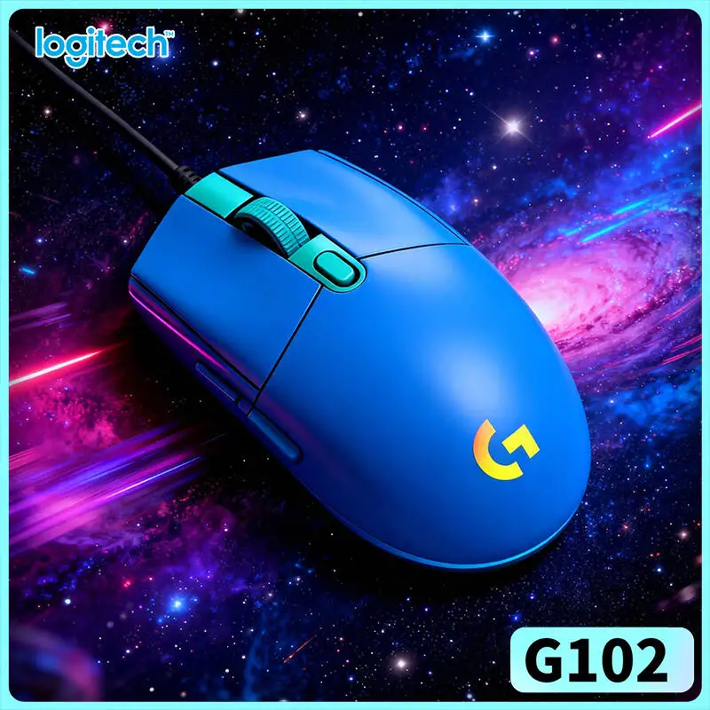 Игровая мышь Logitech G102 RGB, 6 программируемых кнопок, 8000 DPI, простое настройование с программным обеспечением Logitech G HUB, совместима с G402/G203/M100R
Игровая мышь Logitech G102 RGB, 6 программируемых кнопок, 8000 DPI, простое настройование с программным обеспечением Logitech G HUB, совместима с G402/G203/M100R