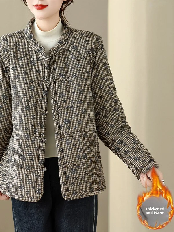 Винтажное хлопковое пальто для женщин: зимняя верхняя одежда свободного кроя с длинными рукавами, на пуговицах, повседневное, комфортное
Винтажное хлопковое пальто для женщин: зимняя верхняя одежда свободного кроя с длинными рукавами, на пуговицах, повседневное, комфортное