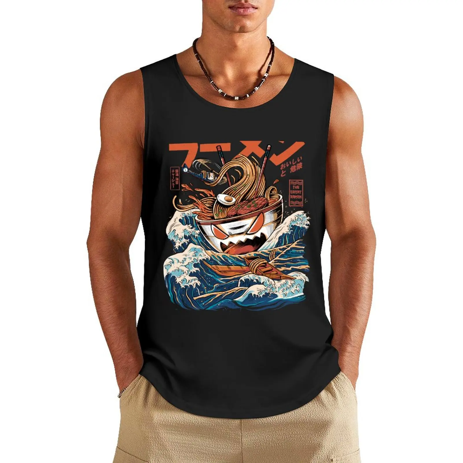 The black Great Ramen Tank Top summer clothes for men clothing men summer clothes man 2024
The black Great Ramen Tank Top summer clothes for men clothing men summer clothes man 2024