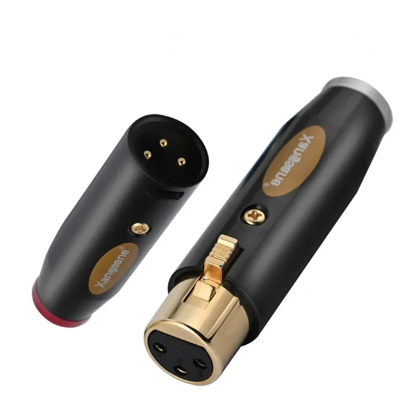4 шт., Hi-Fi аудиоадаптер, 3-контактный разъем XLR, Позолоченный разъем XLR, вилка-гнездо
4 шт., Hi-Fi аудиоадаптер, 3-контактный разъем XLR, Позолоченный разъем XLR, вилка-гнездо