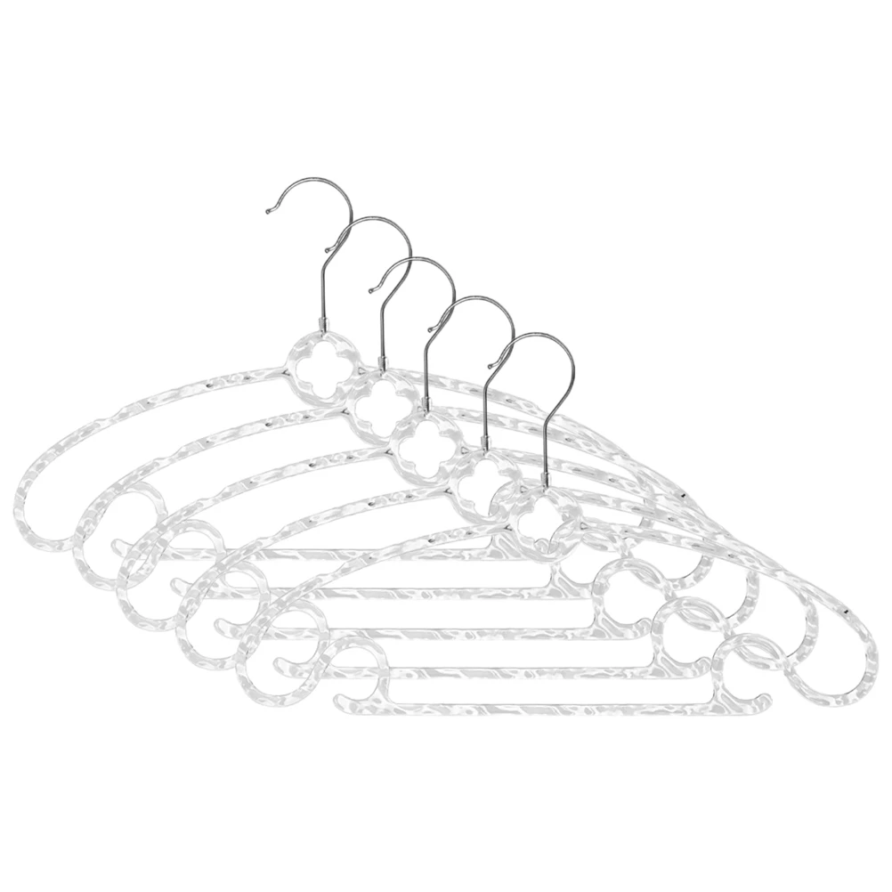 5pcs Acrylic Hangers Modern Traceless Non Slip Clothes Drying Rack Coat Hanger Strong Load Bearing Capacity Various Clothing
5pcs Acrylic Hangers Modern Traceless Non Slip Clothes Drying Rack Coat Hanger Strong Load Bearing Capacity Various Clothing