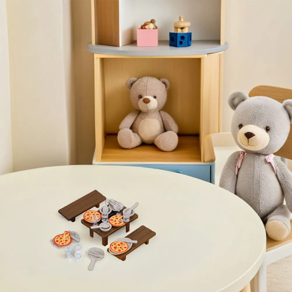 Набор миниатюрной кухонной мебели: реалистичный набор для игры в пиццу и барбекю с грилем, столом и стульями для детей, развивающий творческие способности и социальные навыки
Набор миниатюрной кухонной мебели: реалистичный набор для игры в пиццу и барбекю с грилем, столом и стульями для детей, развивающий творческие способности и социальные навыки