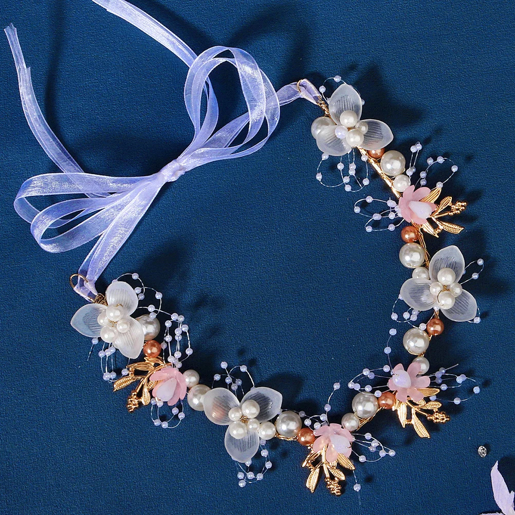Wedding Bridal Headband Ribbon Flower Pearl Bride Headband Hair Accessories for Bridal Party Headpiece for Wedding Bride
Wedding Bridal Headband Ribbon Flower Pearl Bride Headband Hair Accessories for Bridal Party Headpiece for Wedding Bride
