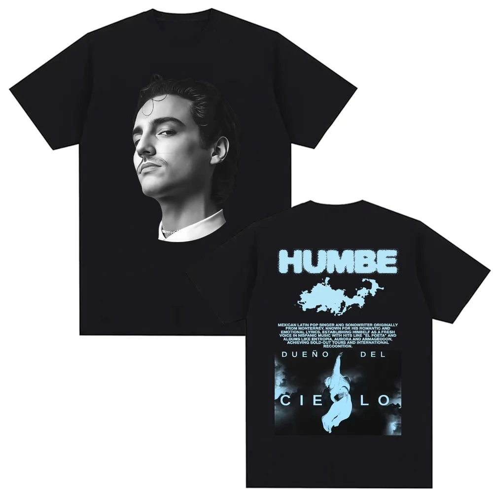 Humbe Dueno Del Cielo World Tour 2026 Merch T-shirts Men Women Summer Tops T Shirt Classic Hip Hop pure Cotton T-shirt
Humbe Dueno Del Cielo World Tour 2026 Merch T-shirts Men Women Summer Tops T Shirt Classic Hip Hop pure Cotton T-shirt