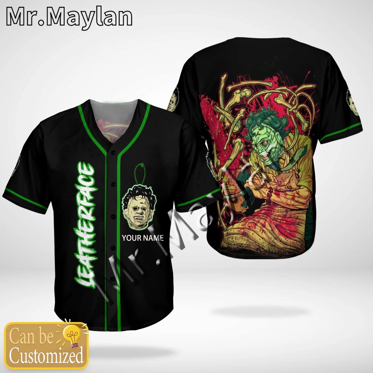 Halloween Horror Charaters Custom Name Baseball Jersey Shirt Baseball Shirt 3D Printed Men's Shirt Casual Shirts hip hop Tops-73
Halloween Horror Charaters Custom Name Baseball Jersey Shirt Baseball Shirt 3D Printed Men's Shirt Casual Shirts hip hop Tops-73
