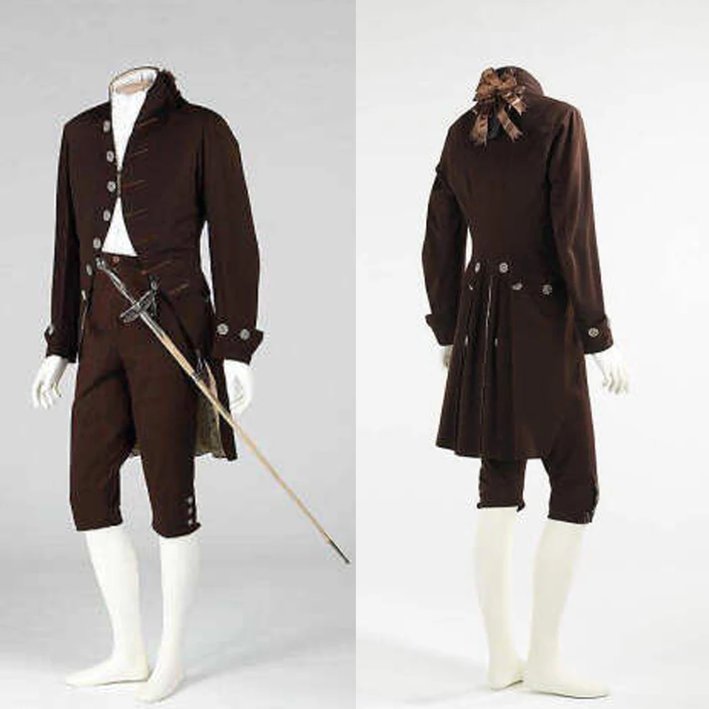 Historical Medieval 18th Century Colonial Victorian Men's Costume Outfits Victorian Regency Suit Colonial Military Tailcoat Set
Historical Medieval 18th Century Colonial Victorian Men's Costume Outfits Victorian Regency Suit Colonial Military Tailcoat Set