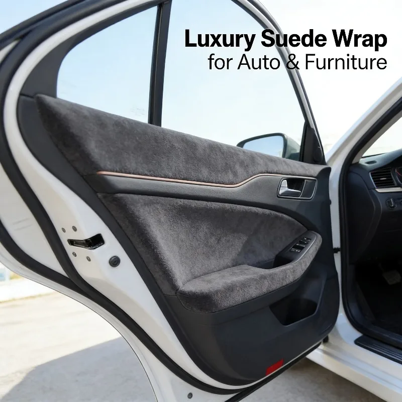 Velvet Packaging DIY Faux Suede Self Adhesive Patch Tape Roll for Car Interior AB Pillar Trunk Sofa Seat Hole Repair Upholstery
Velvet Packaging DIY Faux Suede Self Adhesive Patch Tape Roll for Car Interior AB Pillar Trunk Sofa Seat Hole Repair Upholstery