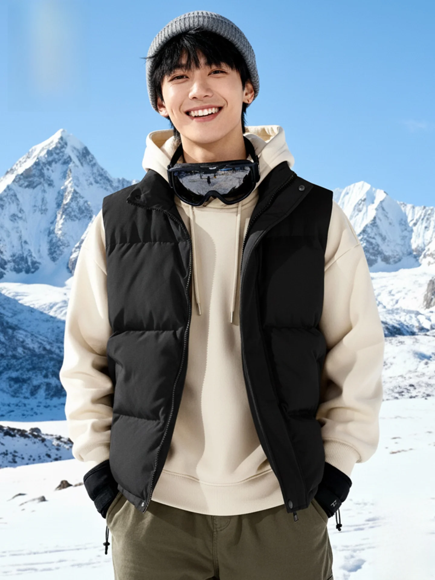 Thiened Winter Jaet Men's Outdoor Faion Brand Warm Svel Stand Collar Polyester Vest Youth ular Sle
Thiened Winter Jaet Men's Outdoor Faion Brand Warm Svel Stand Collar Polyester Vest Youth ular Sle