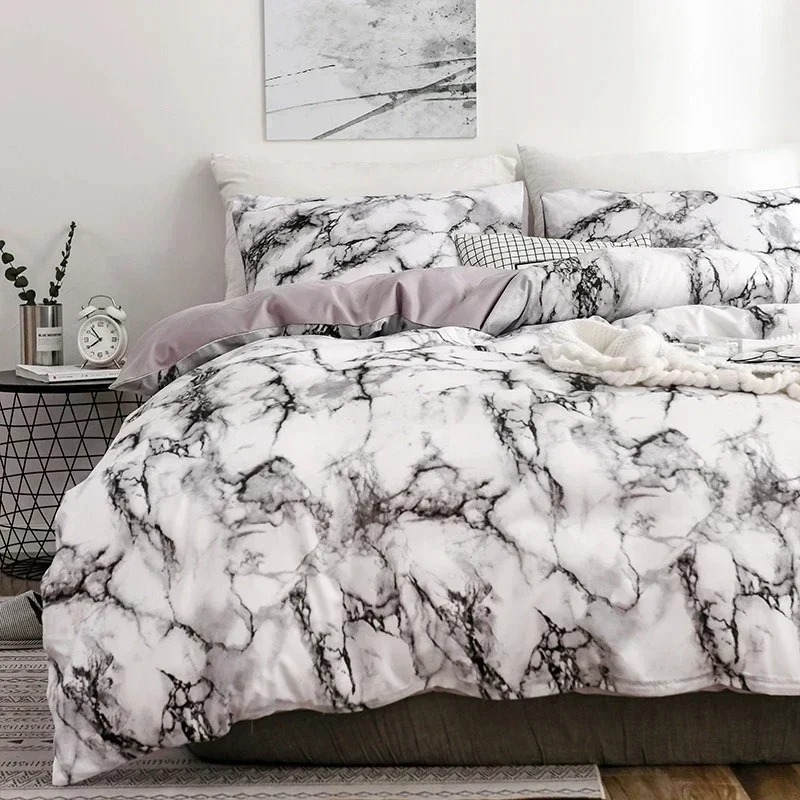 Marble Print Queen Bedding Set King Size Brushed Duvet Cover Set Soft Single Double Bed Quilt Cover Set Bedding Sets No Sheets
Marble Print Queen Bedding Set King Size Brushed Duvet Cover Set Soft Single Double Bed Quilt Cover Set Bedding Sets No Sheets