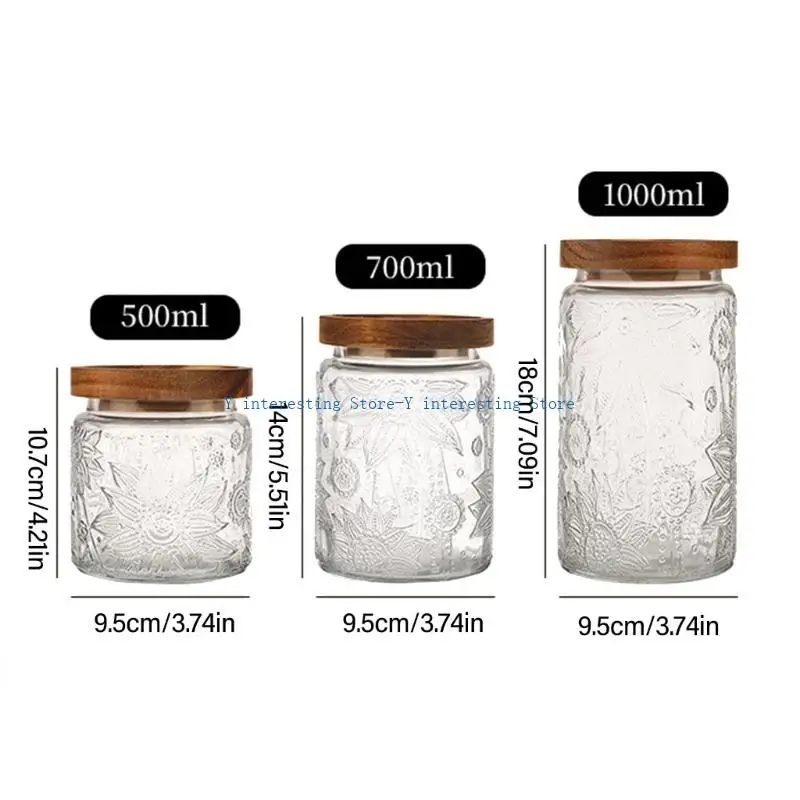 896A Practical Glass Storage Jar Durable Container with Clear Designs Perfect for Home Baking and Organizing Enthusiasts
896A Practical Glass Storage Jar Durable Container with Clear Designs Perfect for Home Baking and Organizing Enthusiasts