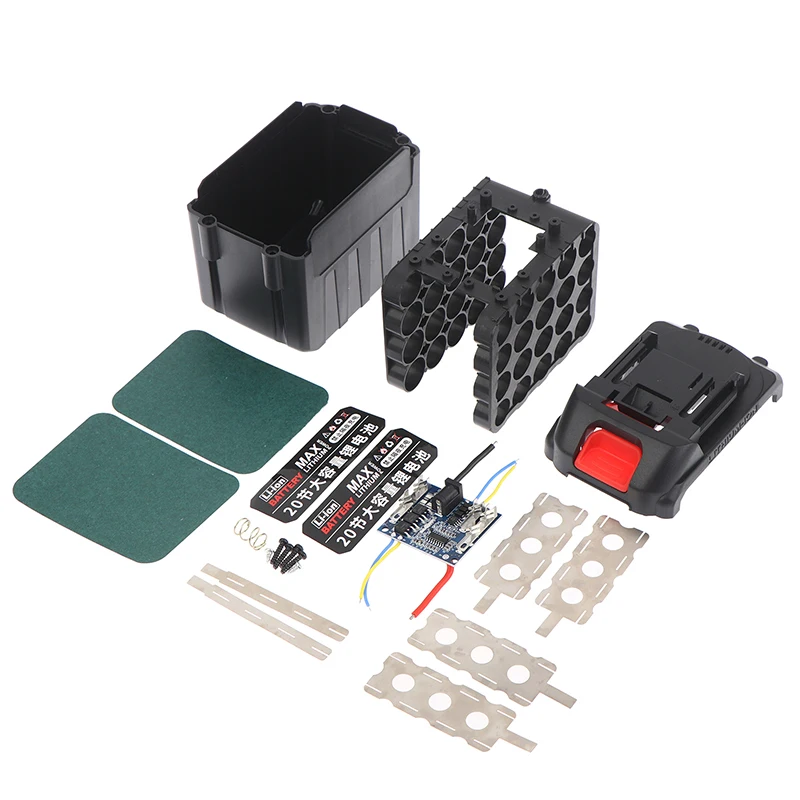 20 X18650 для 60A 21V Li аккумуляторный чехол BMS баланс зарядки печатной платы светодиодный индикатор BL1860 BL1830 литий-ионный аккумулятор
20 X18650 для 60A 21V Li аккумуляторный чехол BMS баланс зарядки печатной платы светодиодный индикатор BL1860 BL1830 литий-ионный аккумулятор